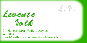 levente volk business card